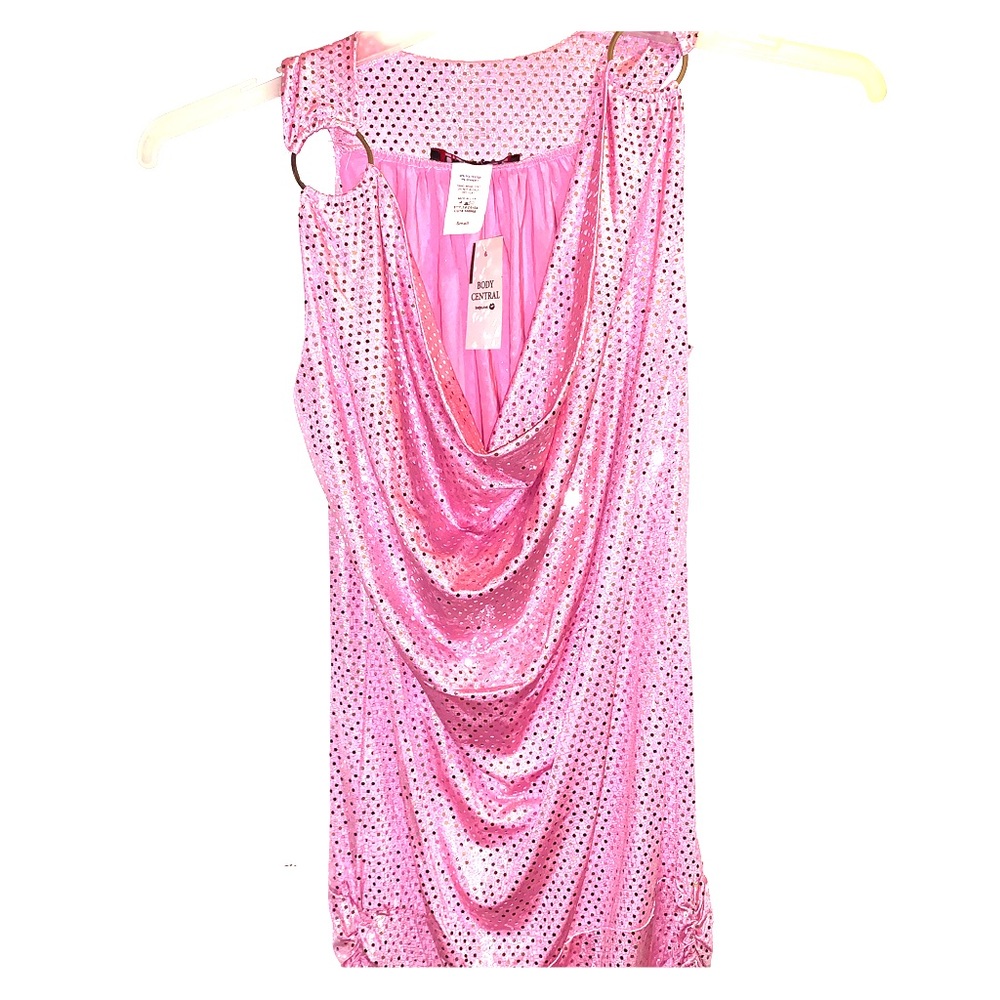 pink sparkly top